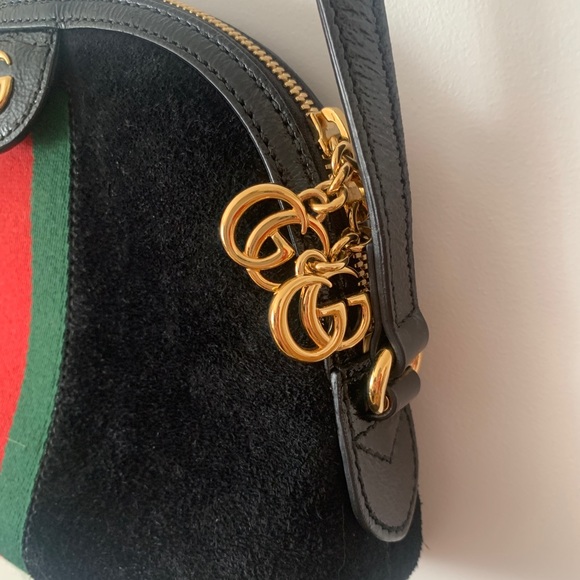 Gucci Ophidia Small Crossbody in Suede - Picture 4 of 7